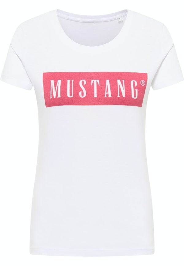Mustang dames-T-shirt 1013220-2045 wit