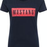 Mustang moteriški marškinėliai 1013220-4085 tamsiai mėlyni