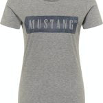 Dámske tričko Mustang 1013220-4141 sivé