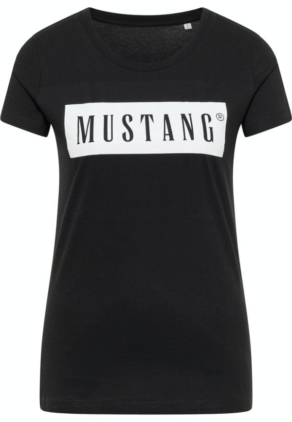 Mustang kadın tişörtü 1013220-4142 siyah