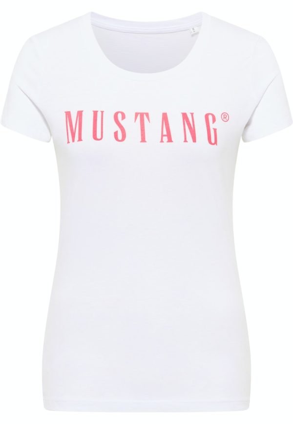 T-shirt femme Mustang 1013222-2045 blanc