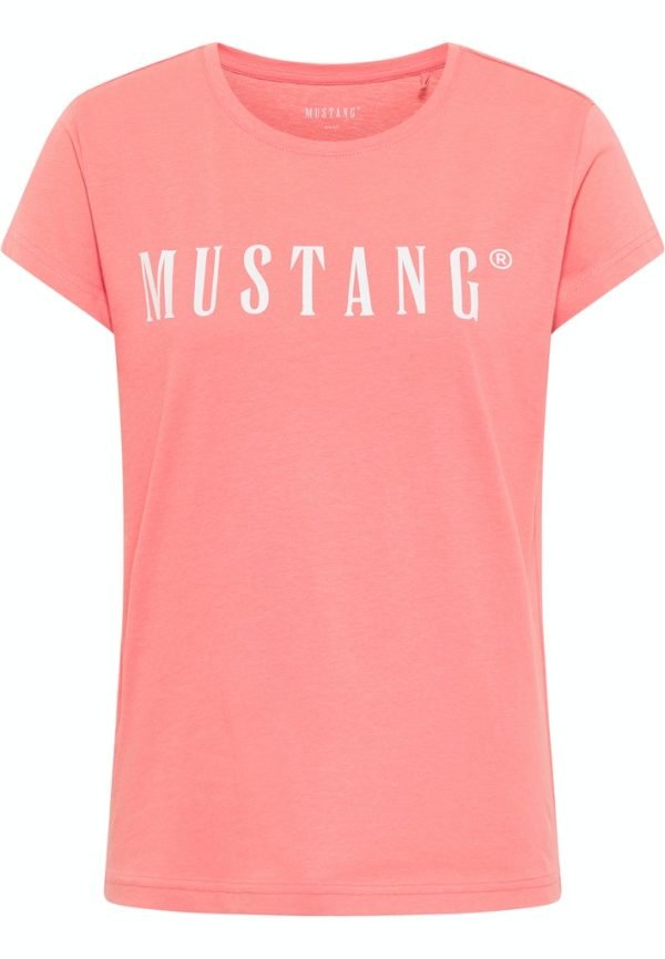Mustang kadın tişörtü 1013222-8142 pembe