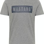 T-shirt Mustang para homem 1013223-4140 cinzento