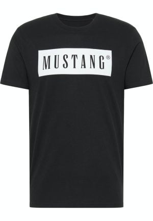 T-shirt męski Mustang  1013223-4142 czarny