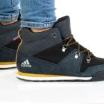 Pantofi pentru juniori adidas SNOWPITCH K FZ2602 Negru