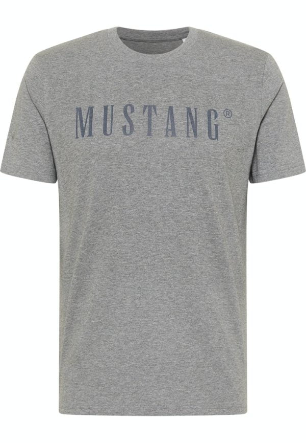 T-shirt Mustang para homem 1013221-4140 cinzento