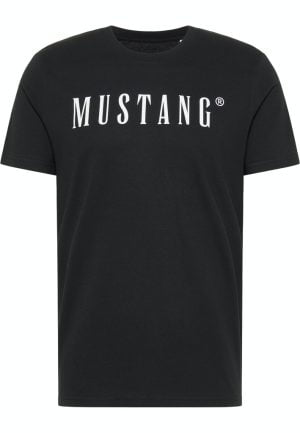 T-shirt męski Mustang  1013221-4142 czarny