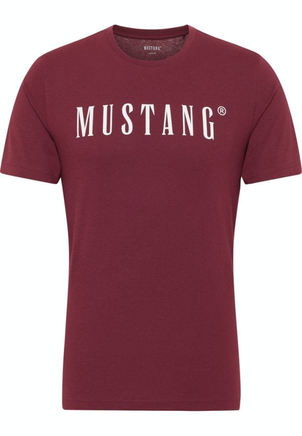 T-shirt męski Mustang  1013221-7184 czerwony