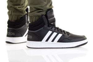 Chaussures hommes adidas HOOPS 3.0 MID GW3020 Noir