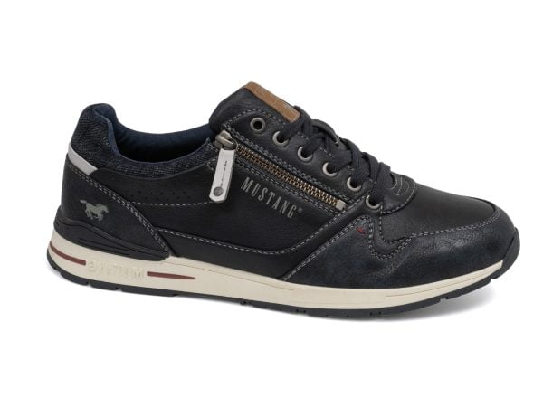 Men's Mustang 52A-052 (4154-313-820) navy blue lace-up shoes