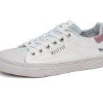 Women's Mustang 52C-036 (1376-306-18) white lace-up tennis shoes