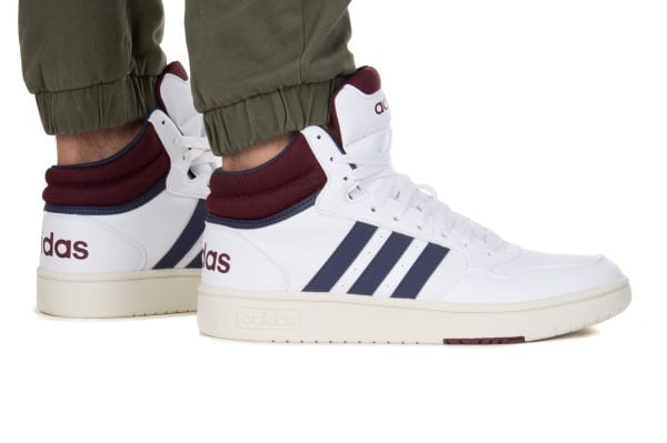 Chaussures hommes adidas HOOPS 3.0 MID HP7895 Blanc