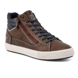 Chaussures Mustang pour homme 4129-502-003 zip marron