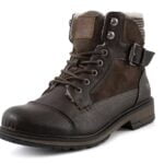 Mustang men's boots 4157-605-032 brown zip