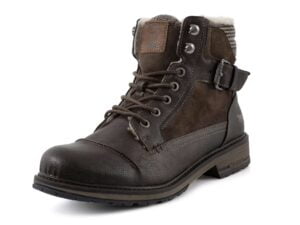 Mustang men's boots 4157-605-032 brown zipper