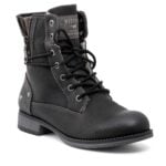 Mustang women's boots 1139-630-009 black lace-up