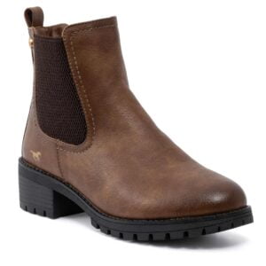 Mustang women's boots 1435-604-307 brown zip
