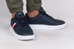 Tommy Hilfiger men's shoes SUPERCUP LEATHER STRIPES FM0FM04824 DW5