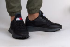 tommy hilfiger men's shoes runner mix material em0em01259 bds