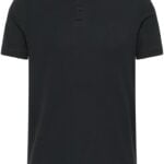 Camiseta de cuello en C para hombre Mustang 2-Pack 1014694-4142 negro azabache