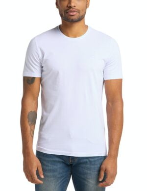 T-shirt 2-Pack C-Neck męski Mustang  1006169-2045 biały