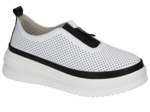 Chaussures pour femmes Artiker 54C1704 blanc à enfiler