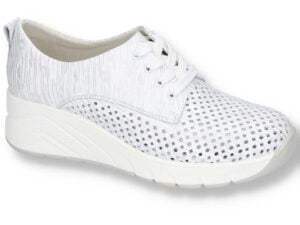 Artiker γυναικεία παπούτσια 54C1740 λευκό με κορδόνια