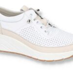 Sapatos de senhora Artiker 54C1742 branco slip-on