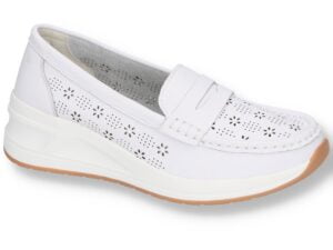 Pantofi de damă Artiker 54C1770 alb slip-on