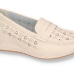 Women's Artiker 54C1771 beige slip-on shoes