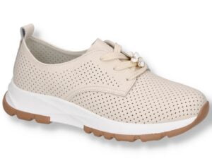 Chaussures pour femmes Artiker 54C1811 beige à lacets