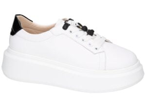 Pantofi pentru femei Artiker 54C1886 alb cu șireturi