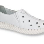 Chaussures pour femmes Artiker 54C0560 blanc à enfiler