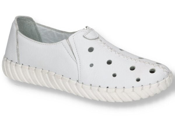 Chaussures pour femmes Artiker 54C0560 blanc à enfiler