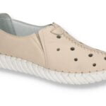 Artiker women's shoes 54C0561 beige slip-on