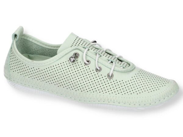 Sapatos de senhora Artiker 54C0833 verde slip-on
