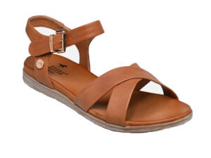 Mustang women's sandals 1424-808-307 brown clutch