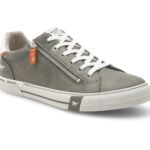 Men's Mustang 4146-307-002 grey lace-up tennis shoes