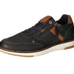 Mustang ανδρικά παπούτσια 4946-302-820 navy blue lace-up