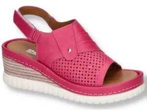 Sandálias Artiker 54C-543 de velcro cor-de-rosa para mulher