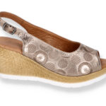 Artiker women's sandals 54C-687 gold buckle