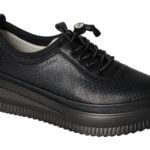 Pantofi pentru femei Artiker 54C-1580 negru cu șireturi