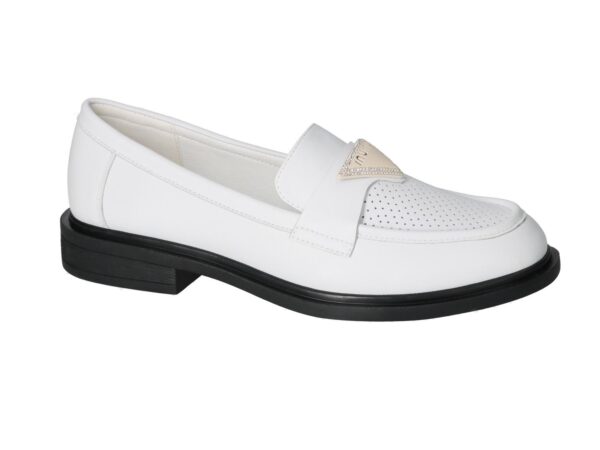 Sapatos de senhora Artiker 54C-1614 branco slip-on