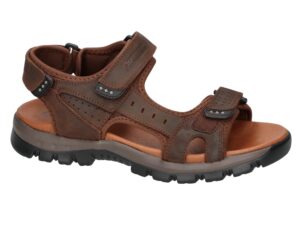 Zapatos de velcro Artiker 54A-281 marrón para hombre