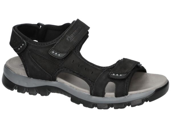 Erkek Artiker 54A-283 siyah Velcro ayakkabı