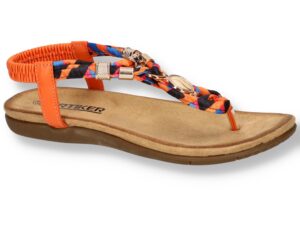 Women's sandals Artiker 54C-1328 multicolored elastic band