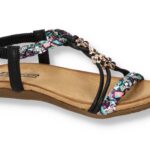 Women's Artiker 54C-1331 multicolored elastic sandals