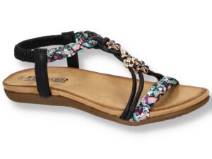 Women's Artiker 54C-1331 multicolored elastic sandals