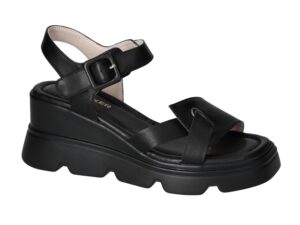 Women's Artiker 54C-1625 black buckle sandals