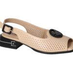 Artiker women's sandals 54C-1630 beige clutch